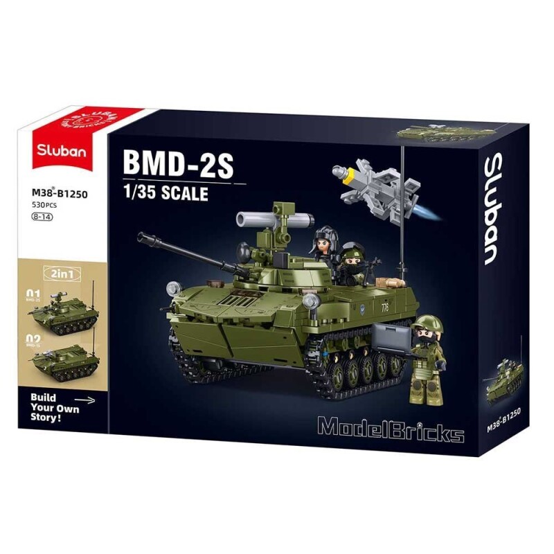 Sluban Model Bricks Tank BMD-2S 1:35